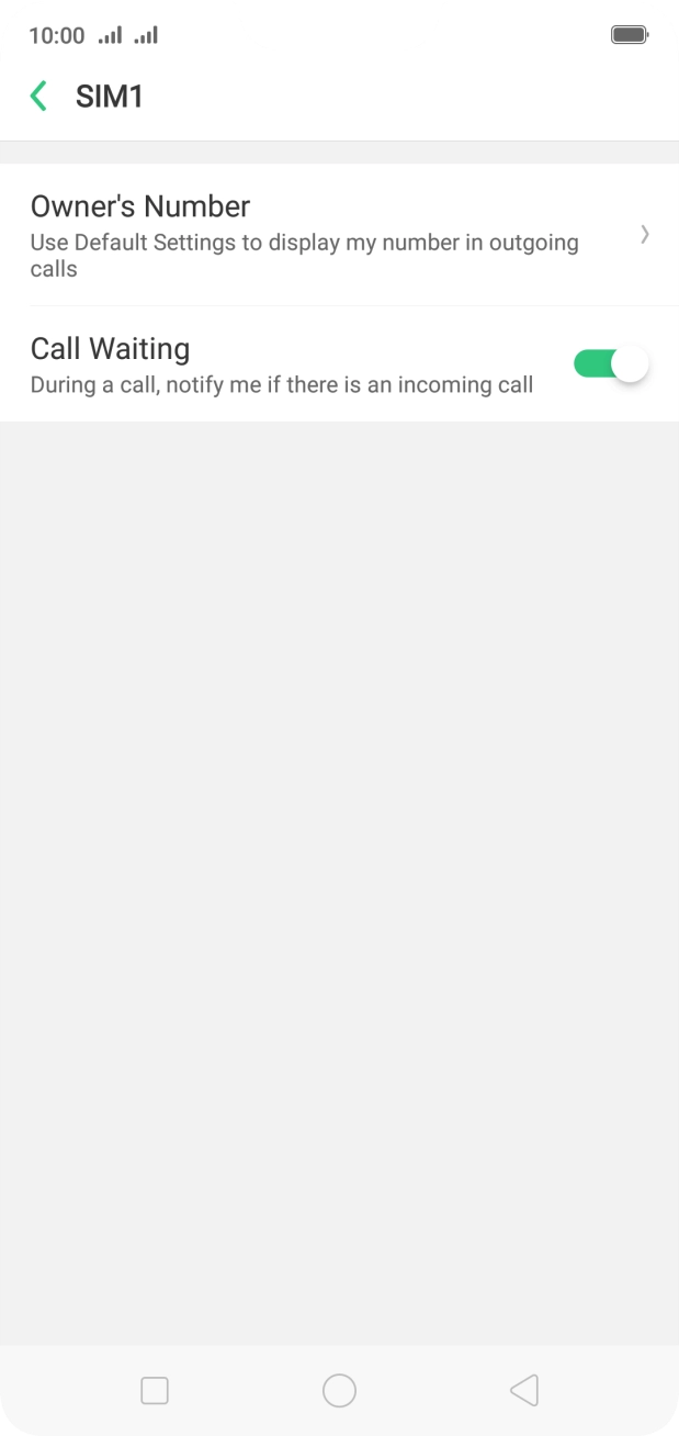 Press Owner's Number.