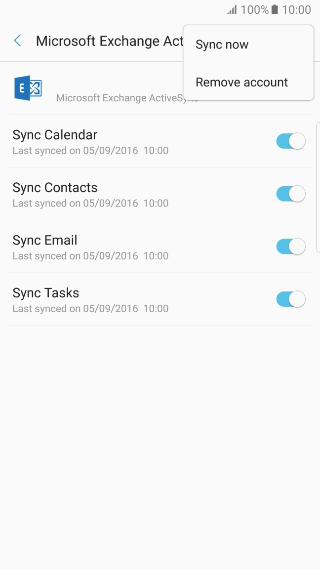 Press Remove account.