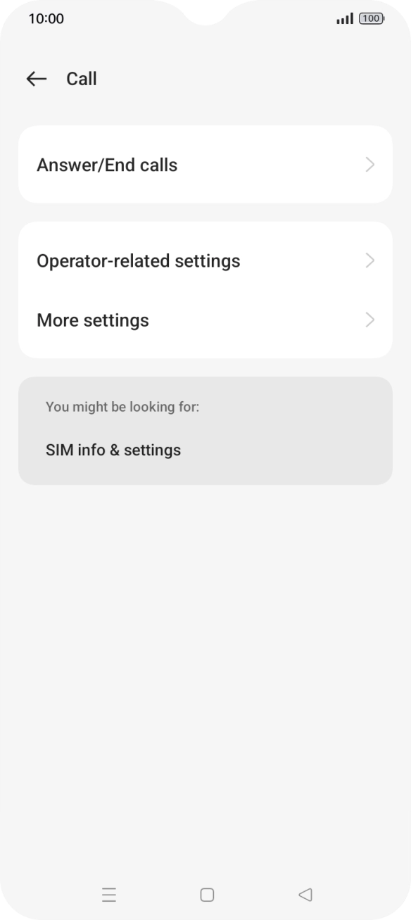 Press Operator-related settings.