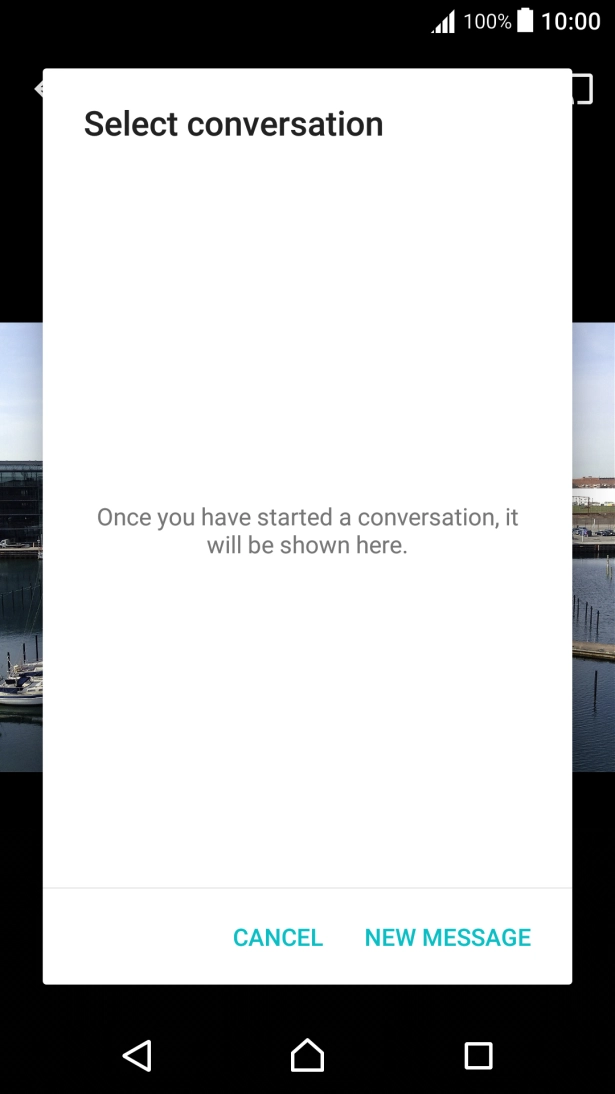 Press the required conversation.