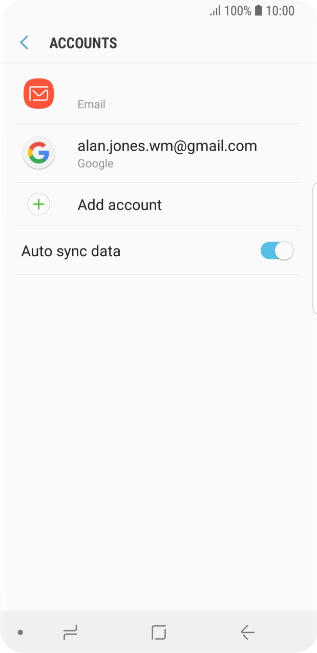 Press the Home key to return to the home screen.