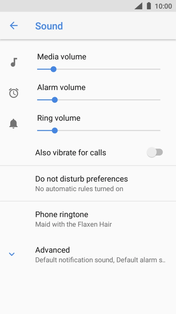 Press the Home key to return to the home screen.
