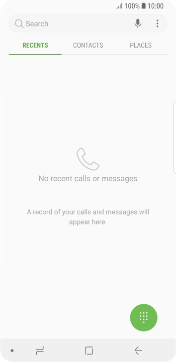 Press the menu icon. Press the menu icon.