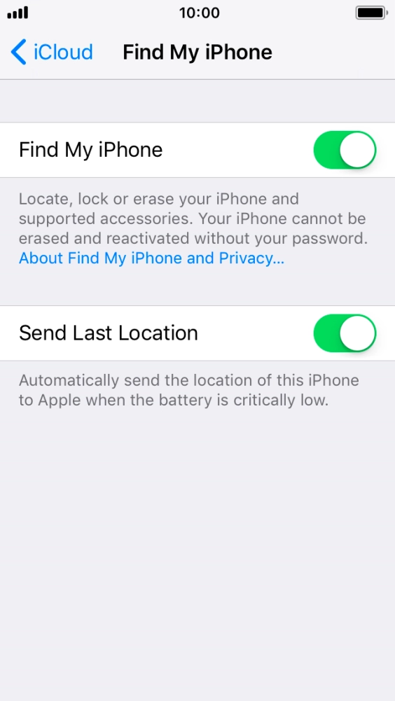 Press the Home key to return to the home screen.