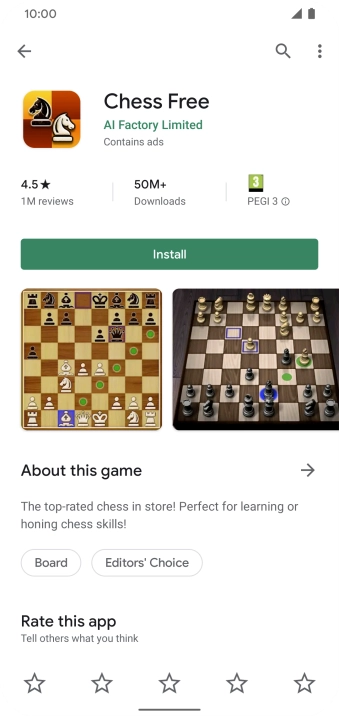 Press Install and follow the instructions on the screen to install the app. Press Install and follow the instructions on the screen to install the app.