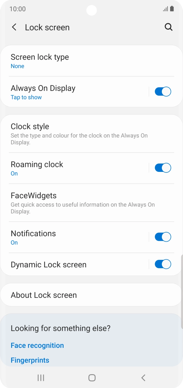 Press the Home key to return to the home screen.