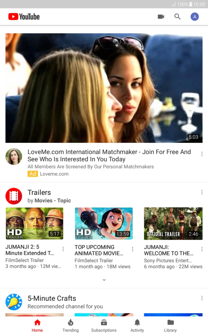 Press the upload icon.