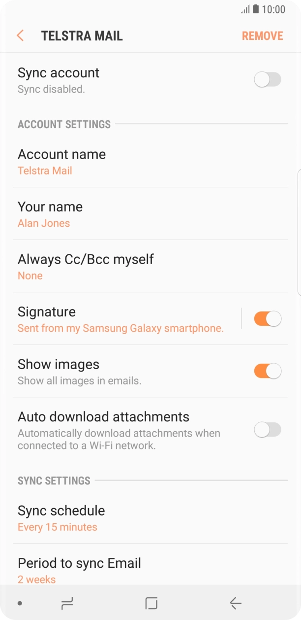 Press Account name. Press Account name.