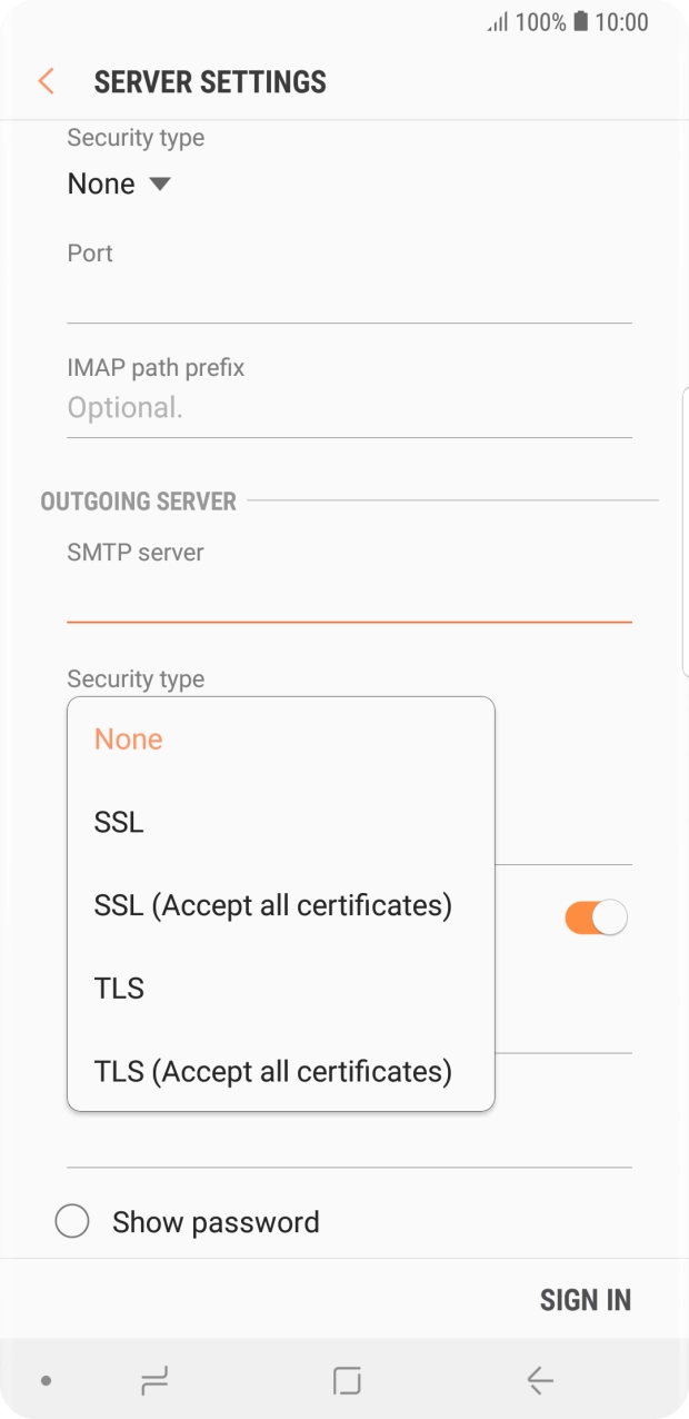 Press SSL to turn on the function.