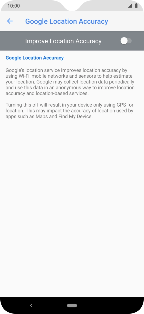 If you press the indicator next to 