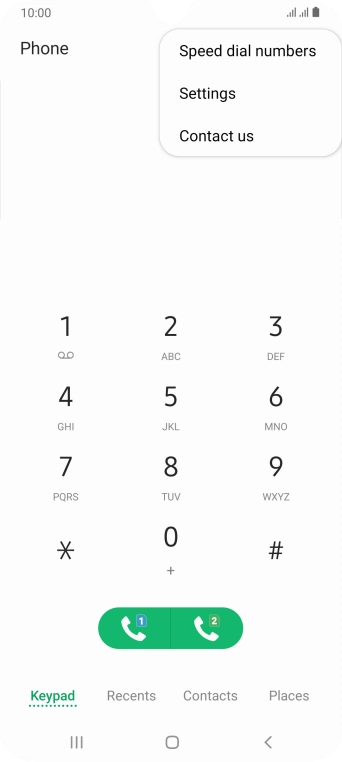 Press Settings. Press Settings.