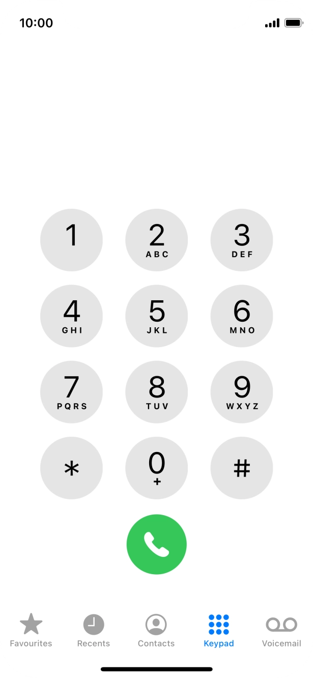 Press Keypad.