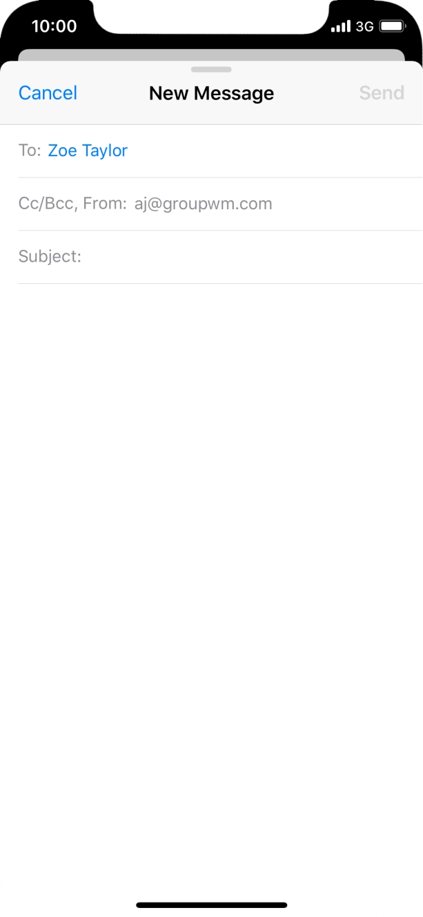 Press Subject and key in the required subject. Press Subject and key in the required subject.