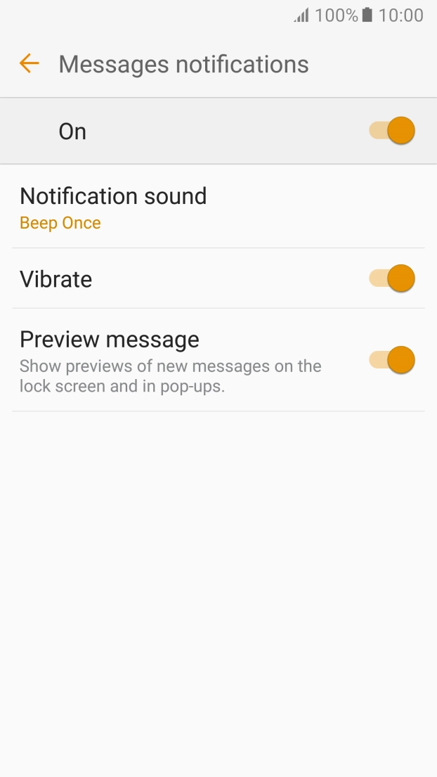 Press the Home key to return to the home screen.