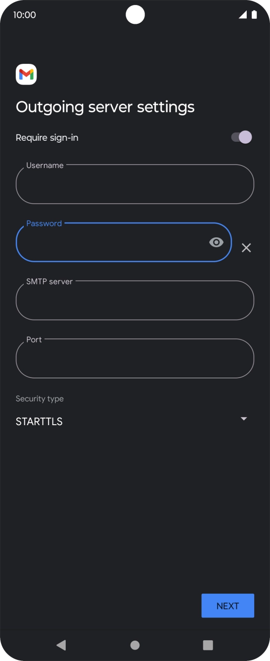 Press the field below Press the field below