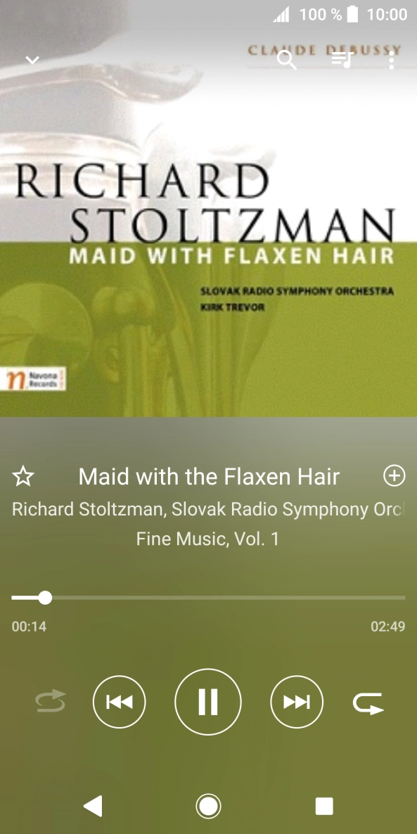 Press arrow right to go to the next audio file.