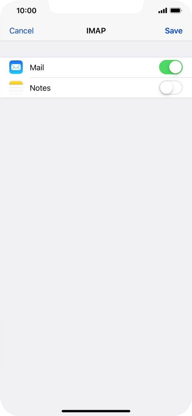 Press Save. Your email account has now been set up. To select more settings for incoming and outgoing server, proceed with the following steps.