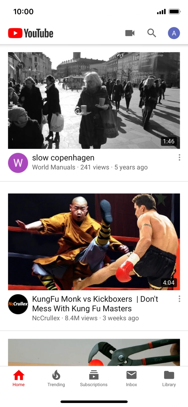 Press the upload icon.