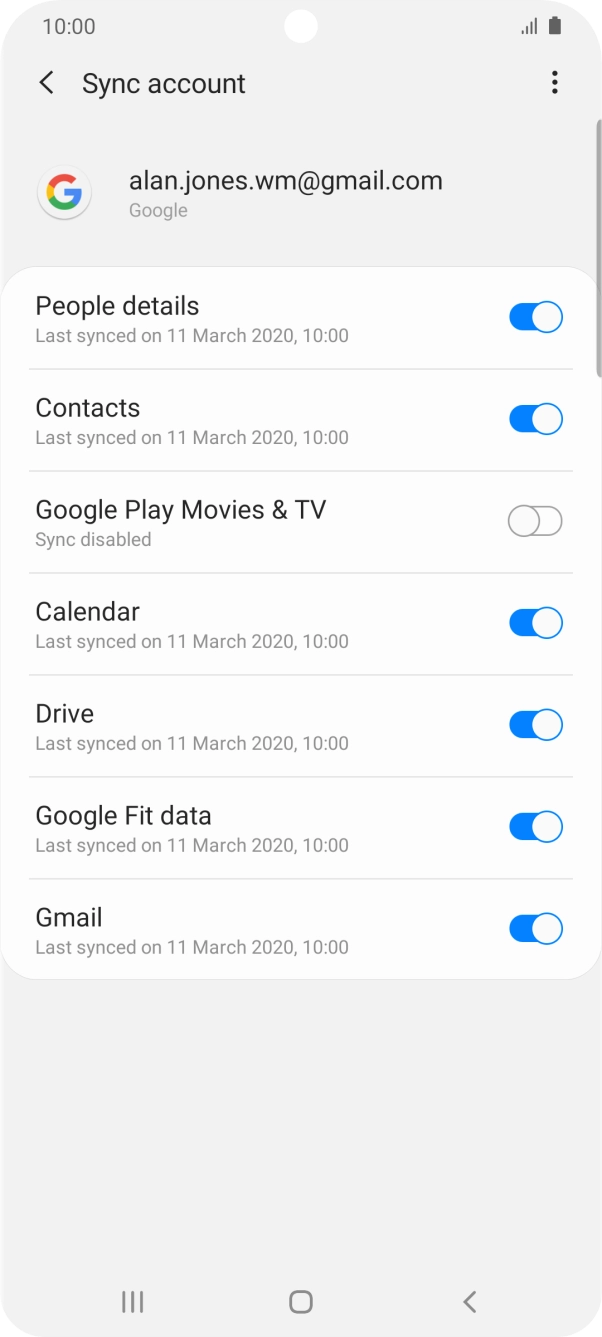 Press the Home key to return to the home screen. Press the Home key to return to the home screen.