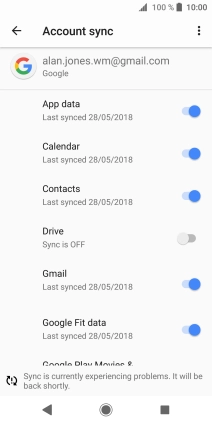 Press the Home key to return to the home screen.