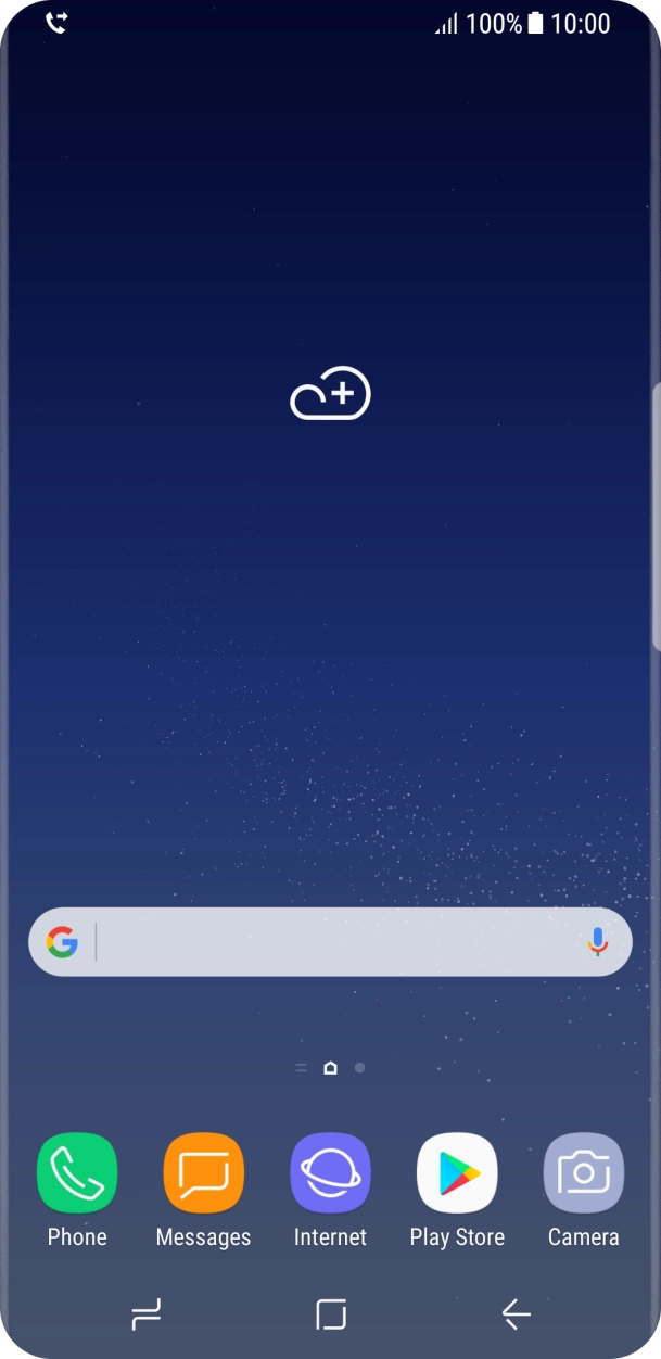 The divert icon shows that all incoming calls are diverted.