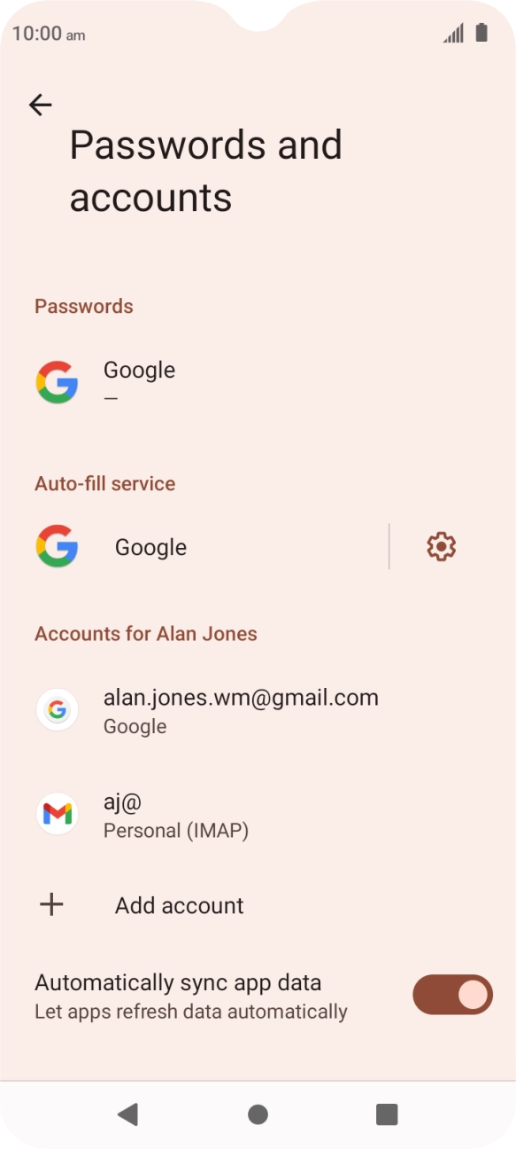 Press the Home key to return to the home screen.