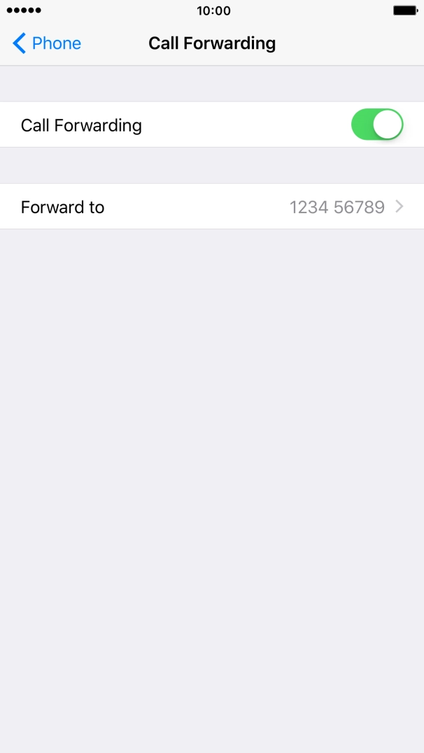 Press the Home key to return to the home screen.