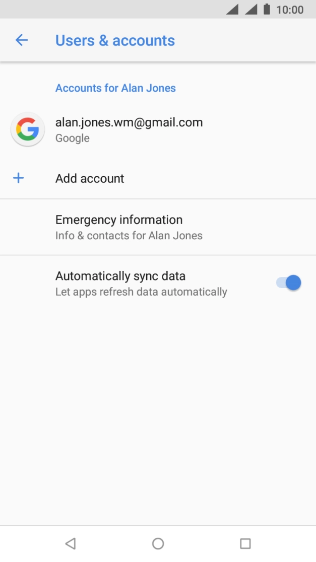 Press the Home key to return to the home screen.