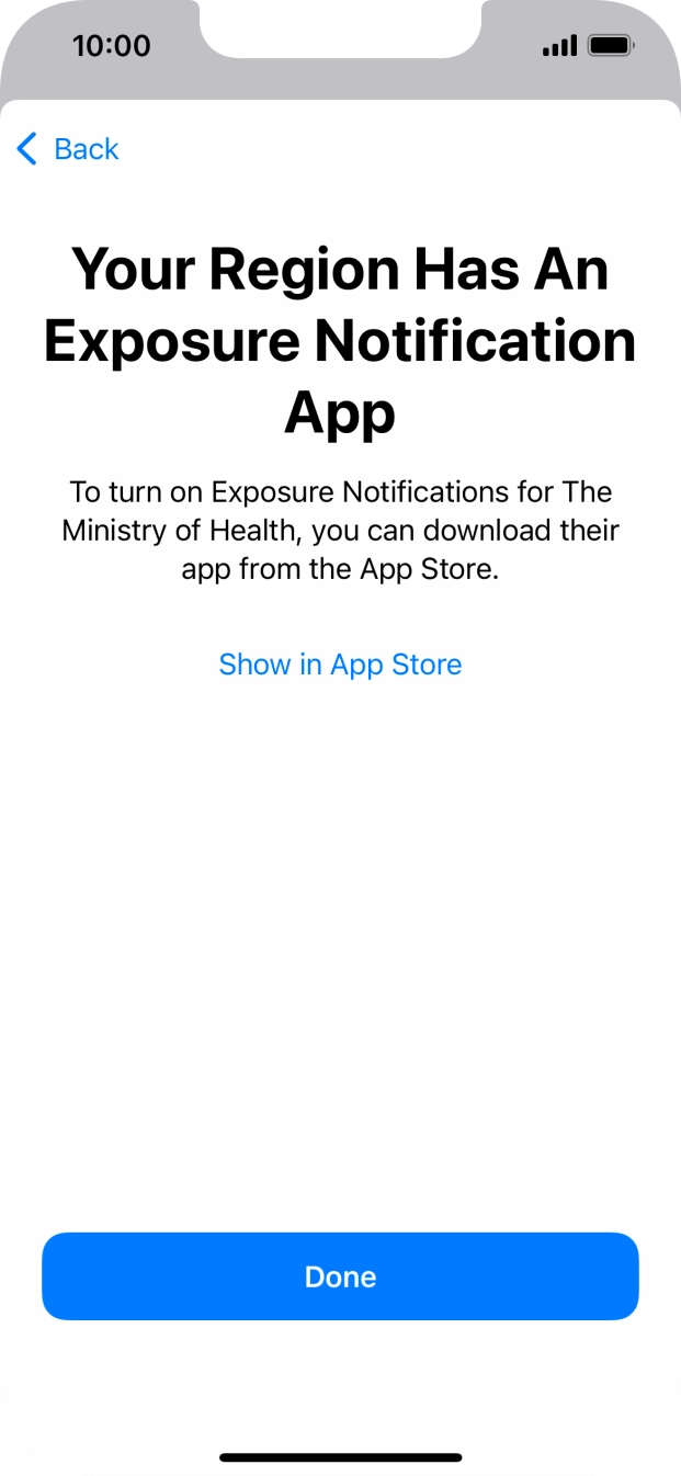 Press Show in App Store and follow the instructions on the screen to download and install the app.