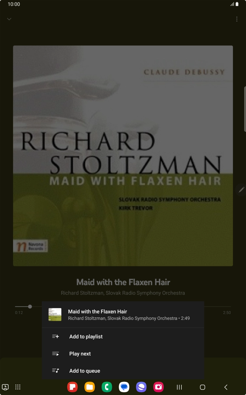 Press Add to playlist.