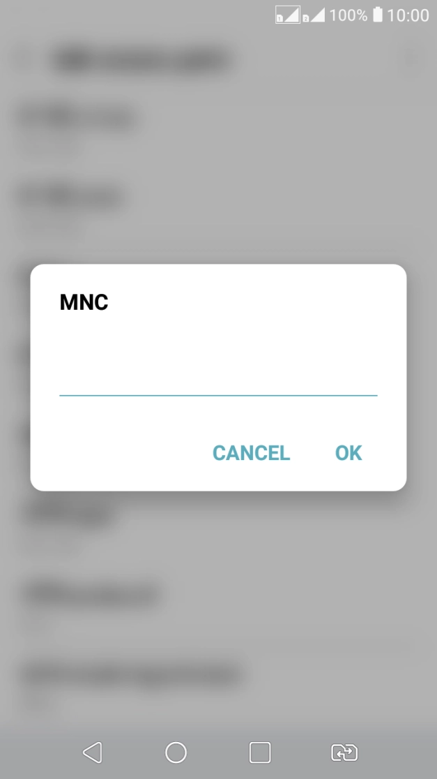 Key in 01 and press OK.