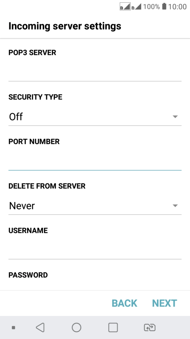 Press the drop down list below 