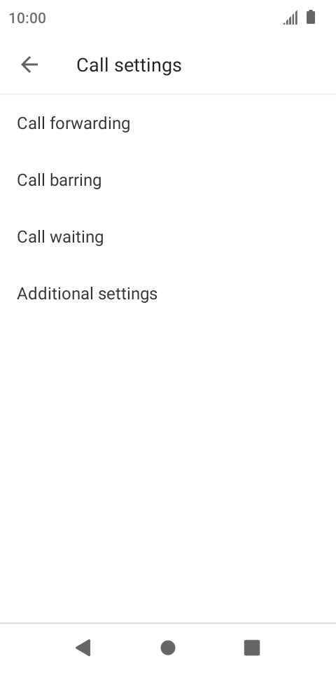 Press Additional settings.