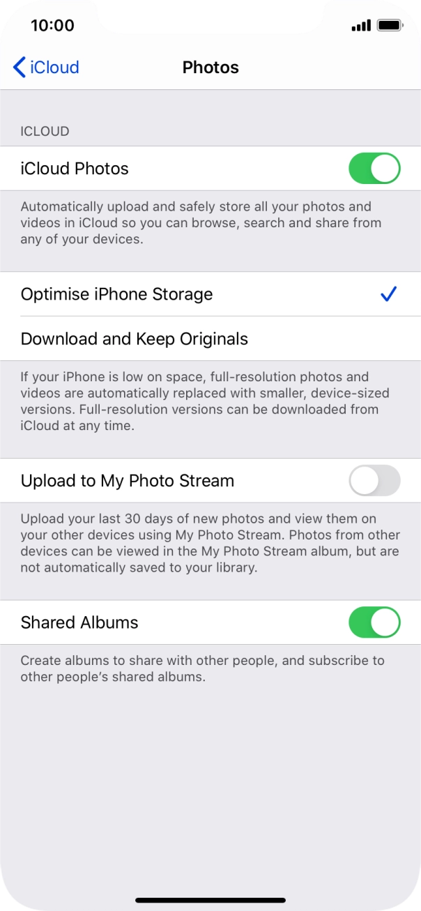 Press the indicator next to Press the indicator next to