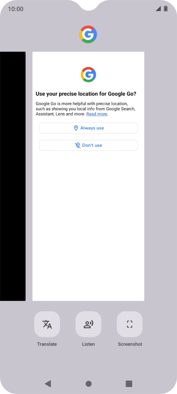 To end one running application, slide your finger upwards on the required application.