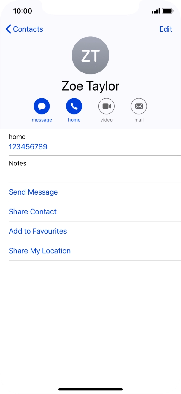 Slide your finger upwards starting from the bottom of the screen to return to the home screen.