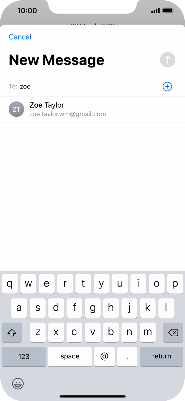 Press the required contact.