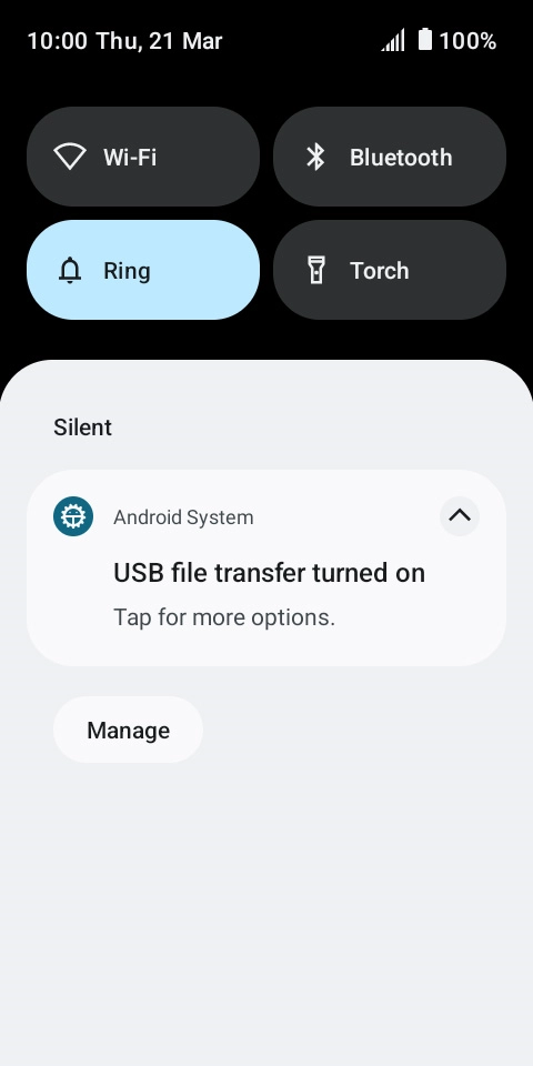Press Tap for more options..