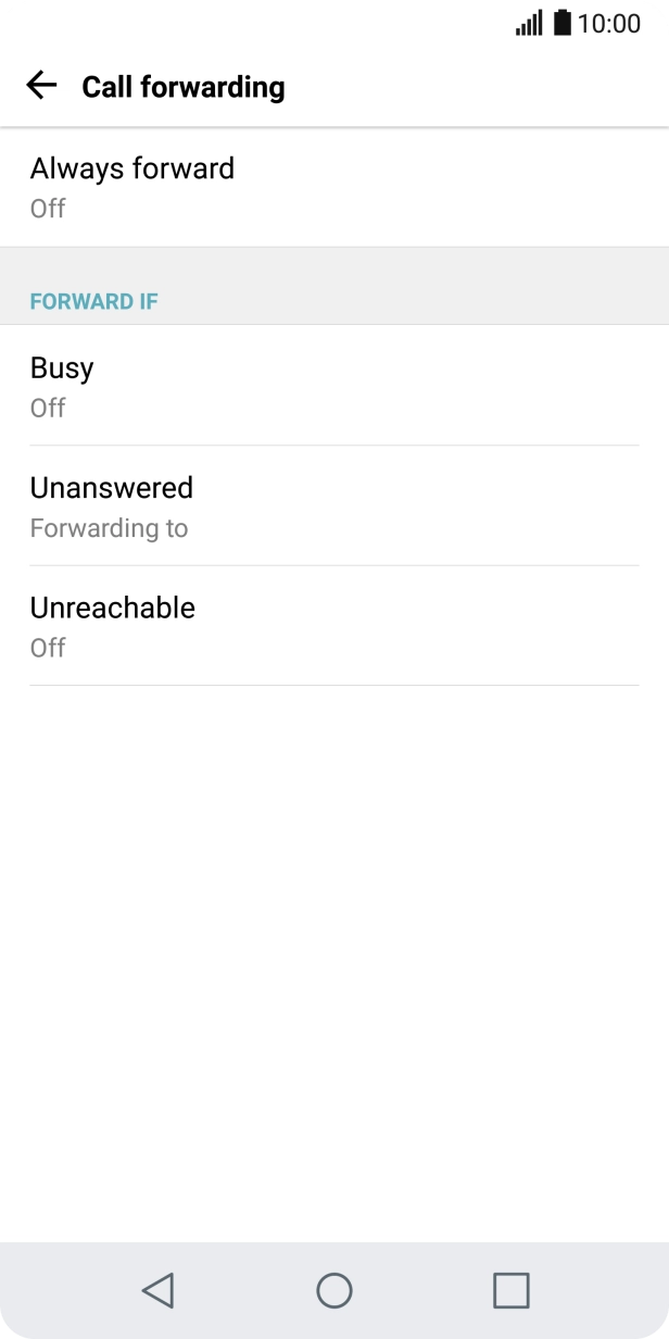 Press the Home key to return to the home screen.