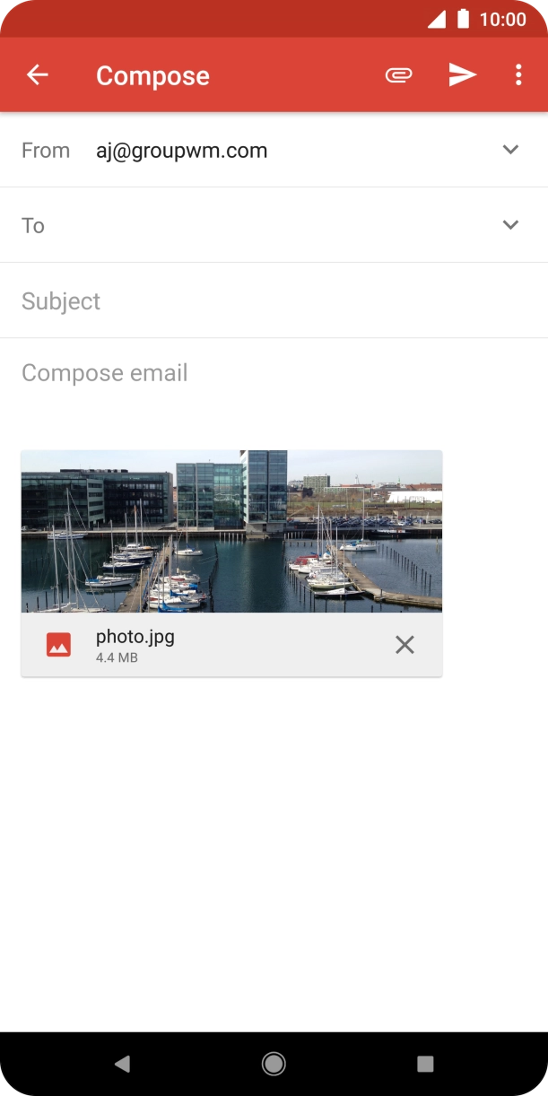 Press the field next to 