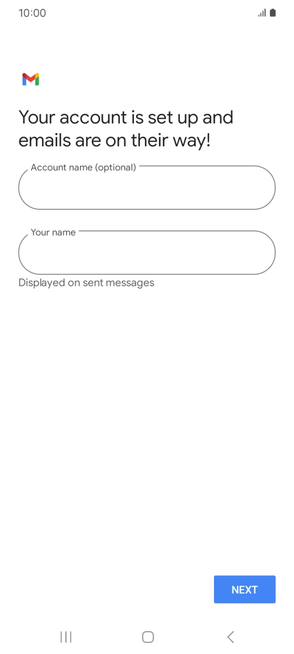 Press the field below 