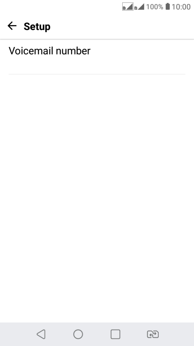 Press Voicemail number.