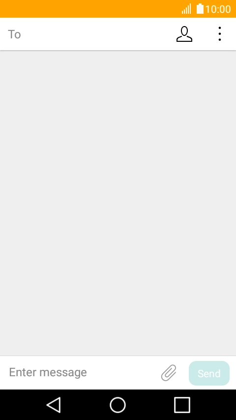 Press the search field and key in the first letters of the recipient's name.