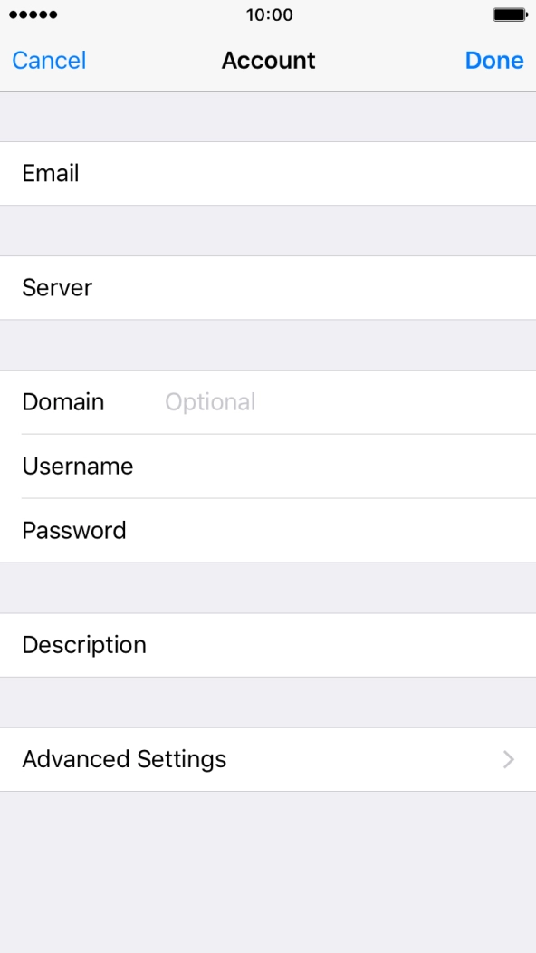 Press Advanced Settings. Press Advanced Settings.