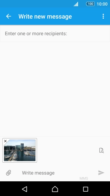Press Enter one or more recipients.