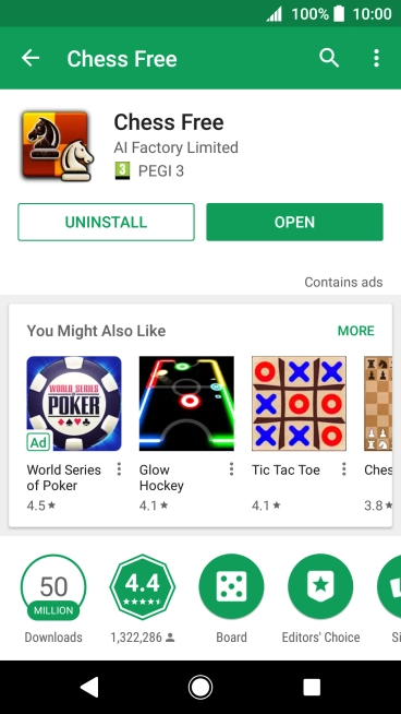 Press the Home key to return to the home screen.