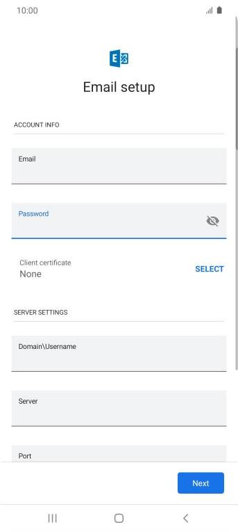 If you turn on the function, press SELECT and follow the instructions on the screen to install the required certificate. If you turn on the function, press SELECT and follow the instructions on the screen to install the required certificate.