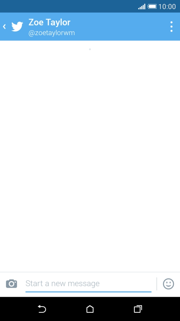 Press the text input field.