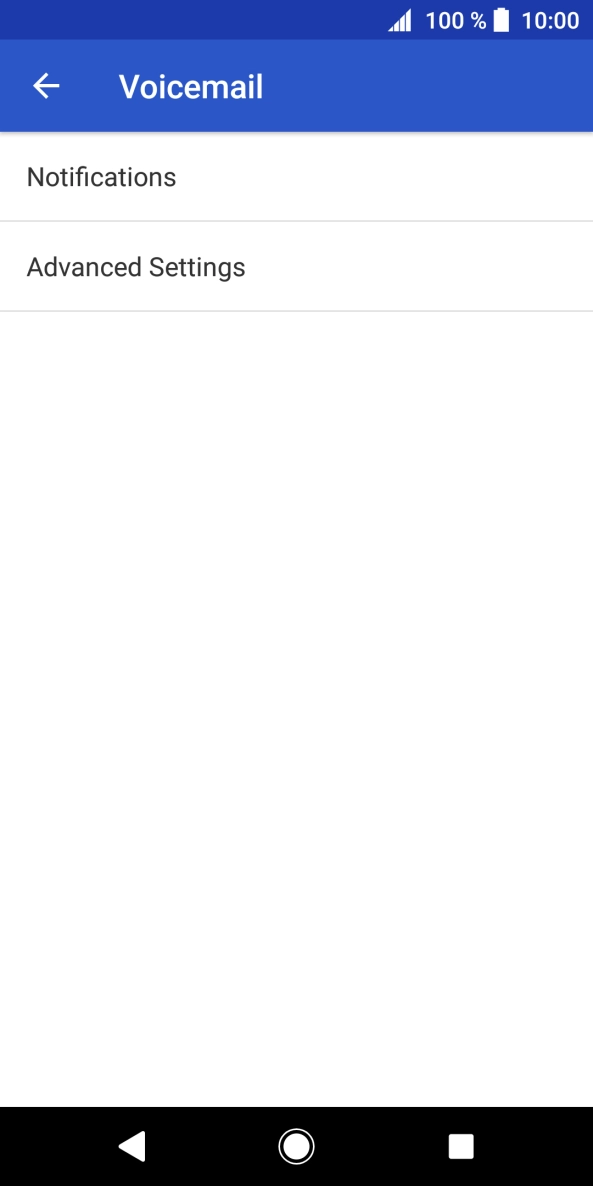Press Advanced Settings.