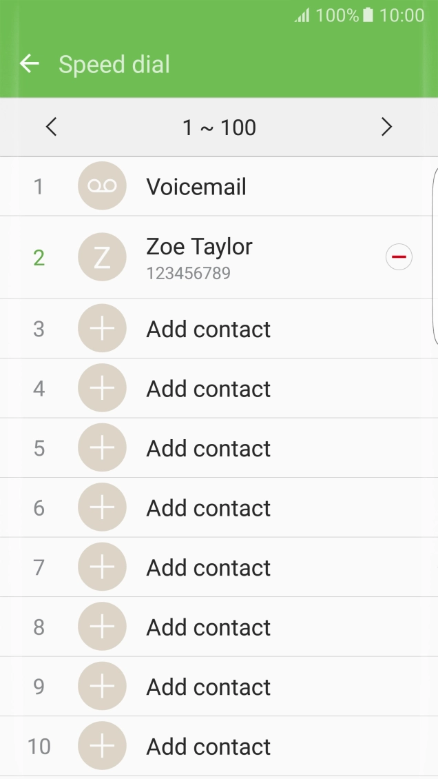 Press the Home key to return to the home screen.
